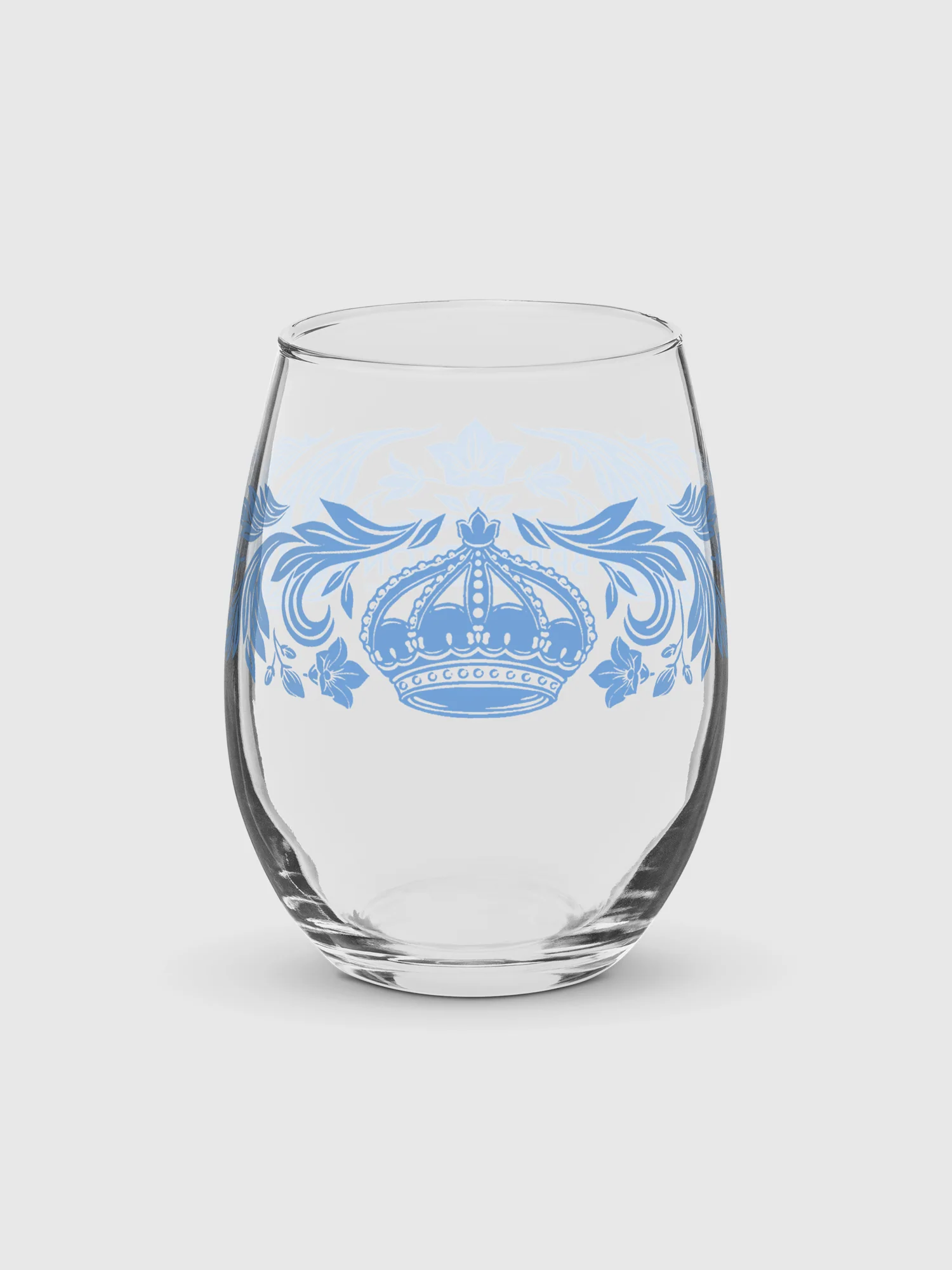Bridgerton Wine Glass Crown Pattern - Image 2