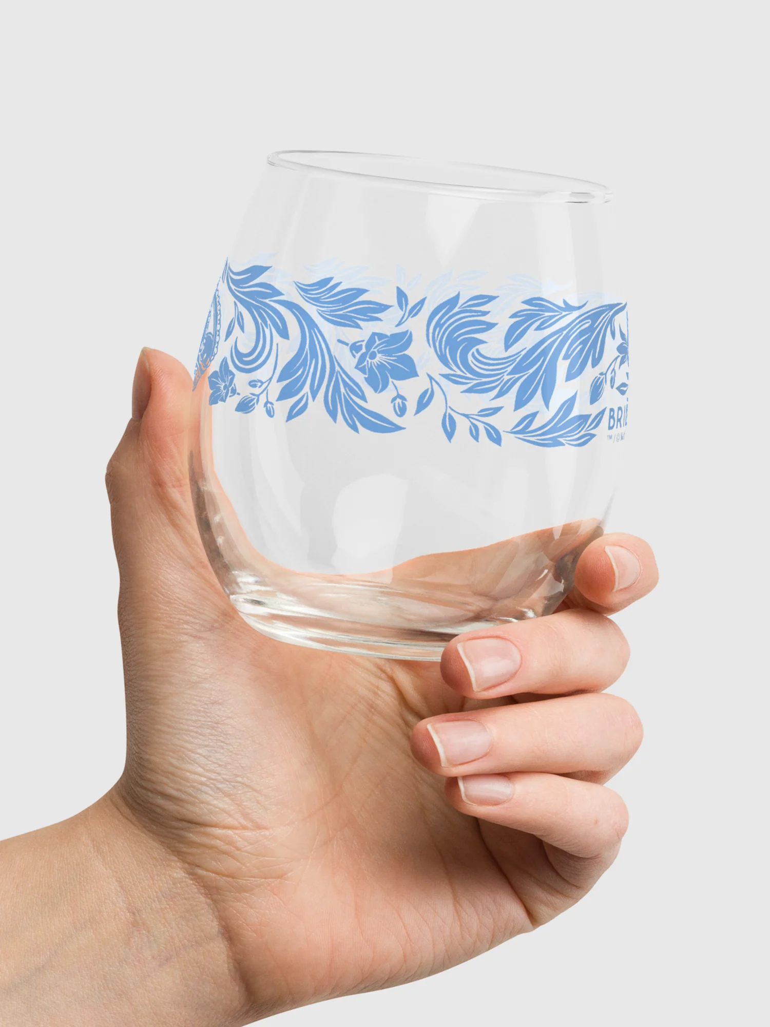 Bridgerton Wine Glass Crown Pattern - Image 3