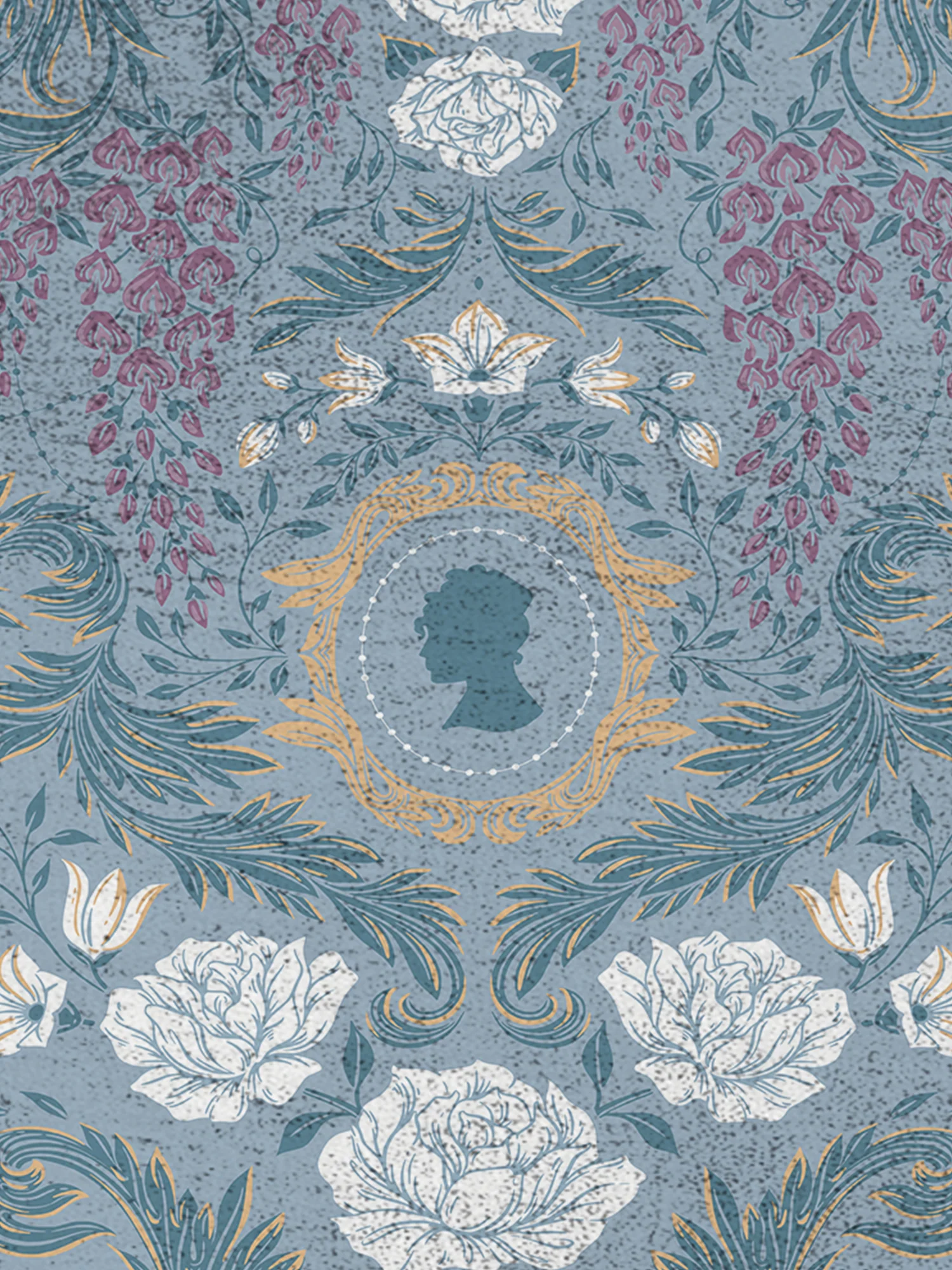 Bridgerton Woven Blanket Floral - Image 2