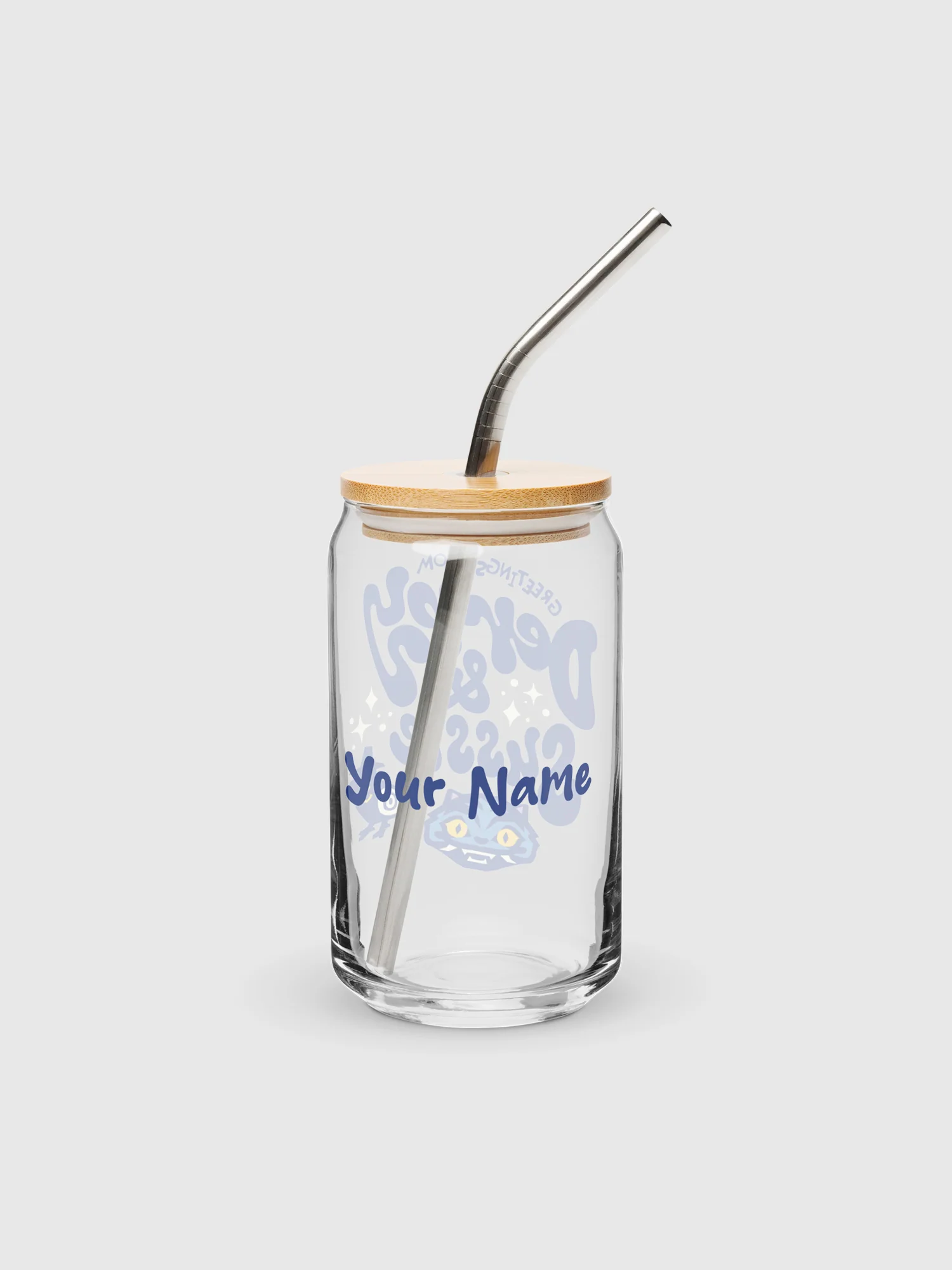 KPop Demon Hunters Personalized Can Shaped Glass Derpy & Sussie - Image 2