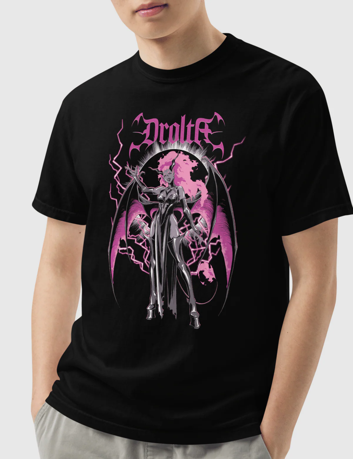 Castlevania Nocturne Unisex Heavyweight T-Shirt [Black] - Image 2