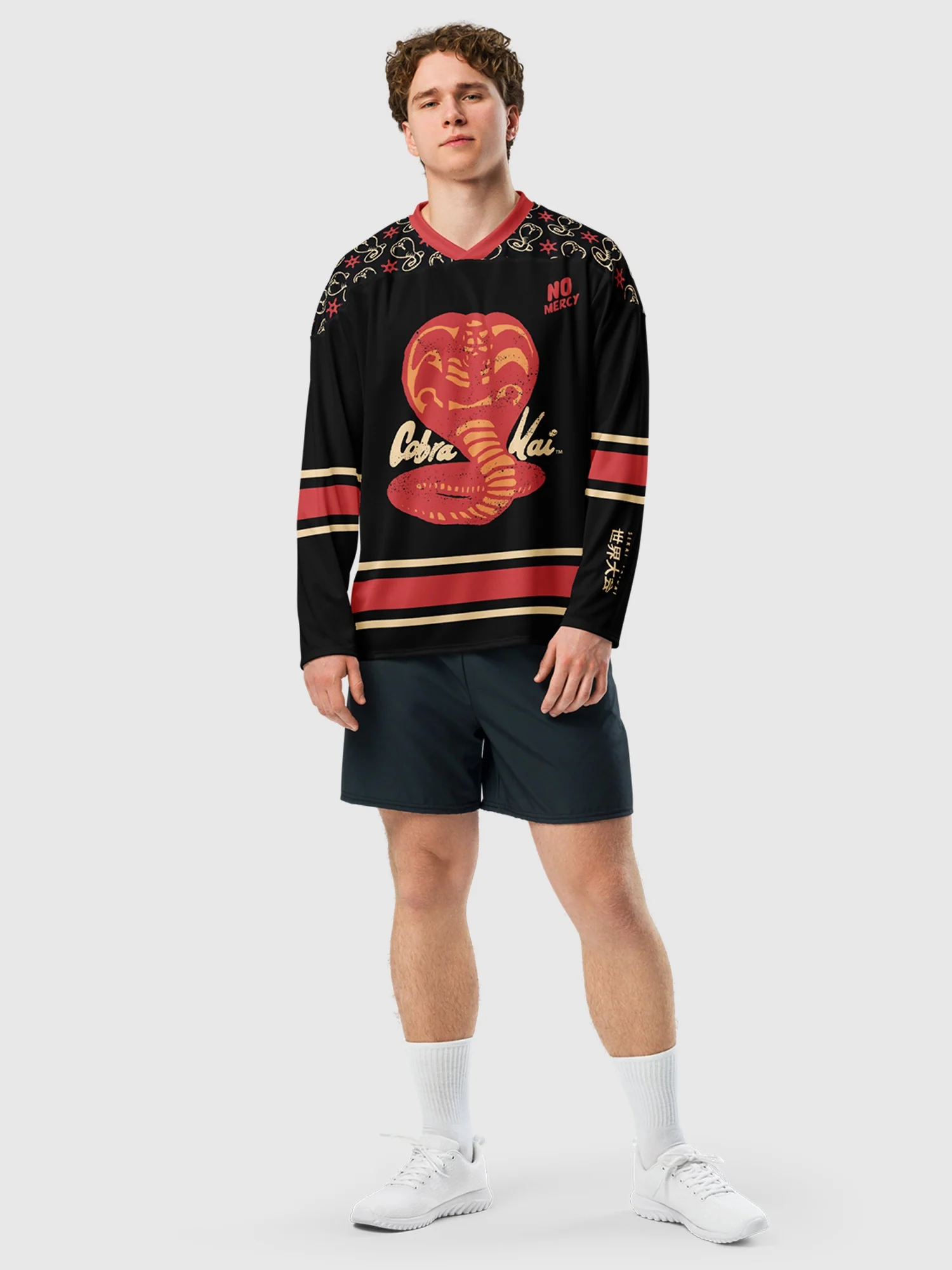 Cobra Kai Cobra Dojo Hockey Jersey - Image 3