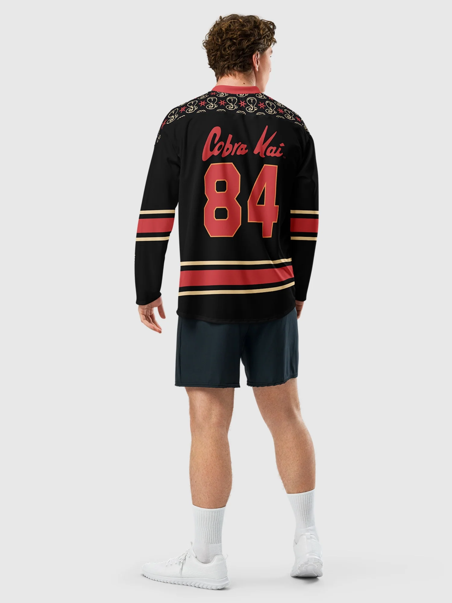 Cobra Kai Cobra Dojo Hockey Jersey - Image 4