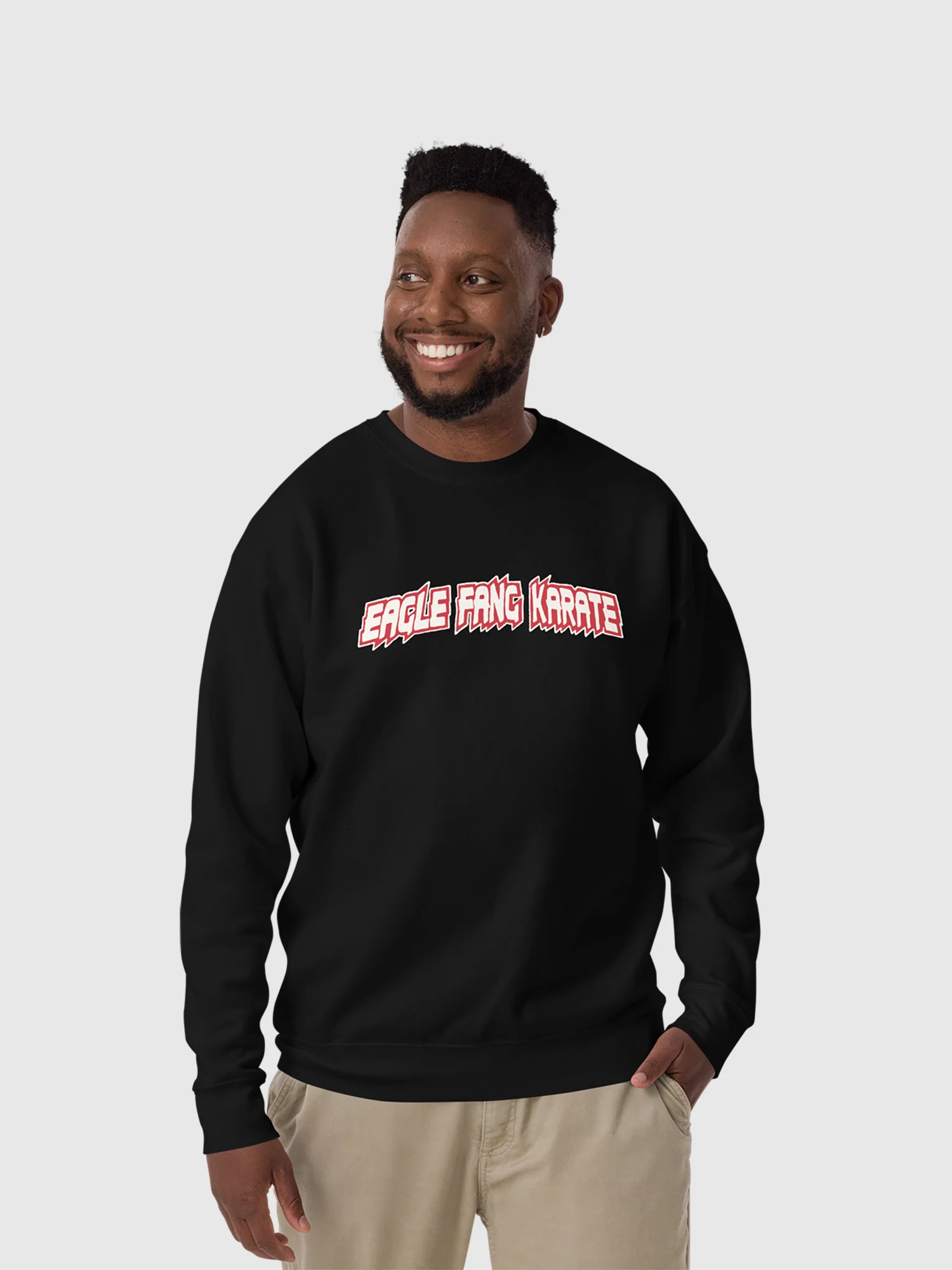 Cobra Kai Eagle Fang Karate Crewneck Sweatshirt - Image 4