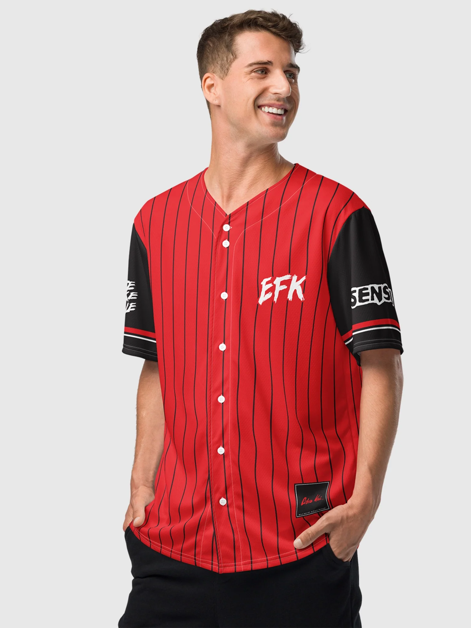 Cobra Kai Eagle Fang Karate Unisex Baseball Jersey - Image 4