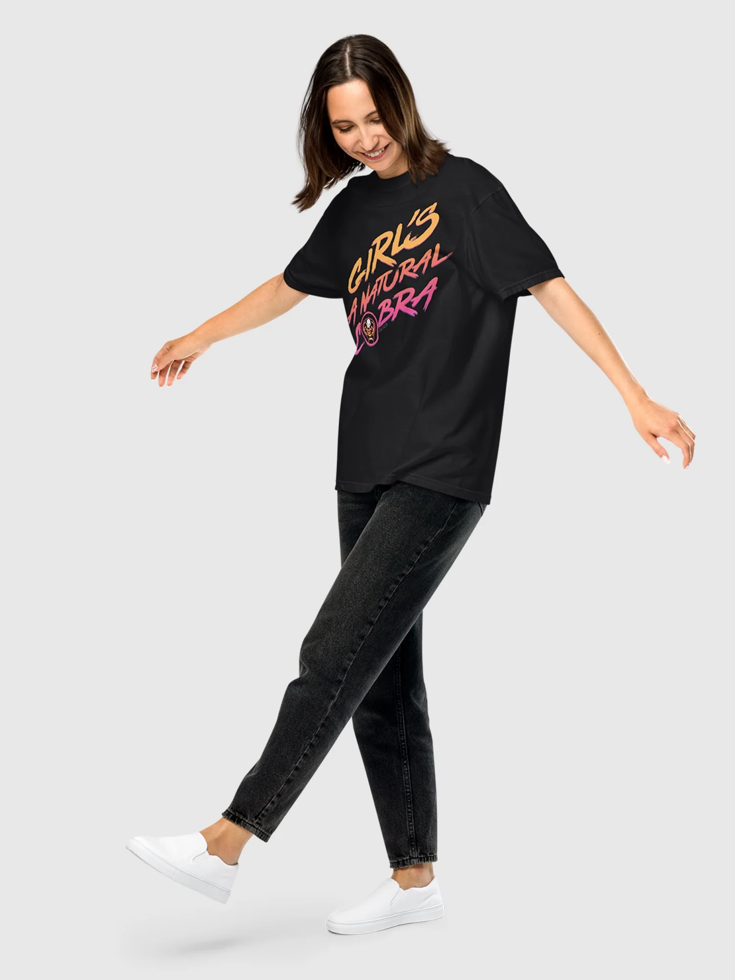 Cobra Kai Girl's A Natural Unisex T-Shirt - Image 2