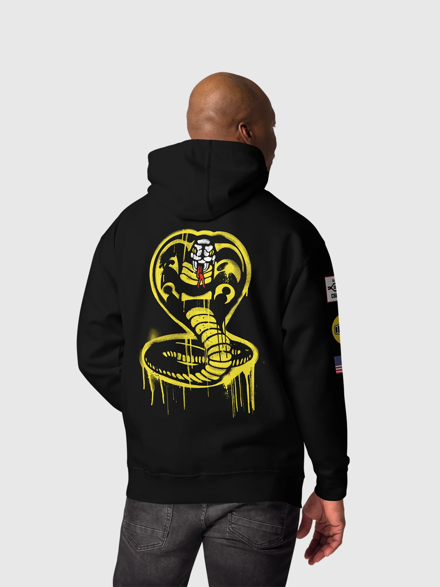 Cobra Kai Graffiti Cobra Hoodie - Image 3