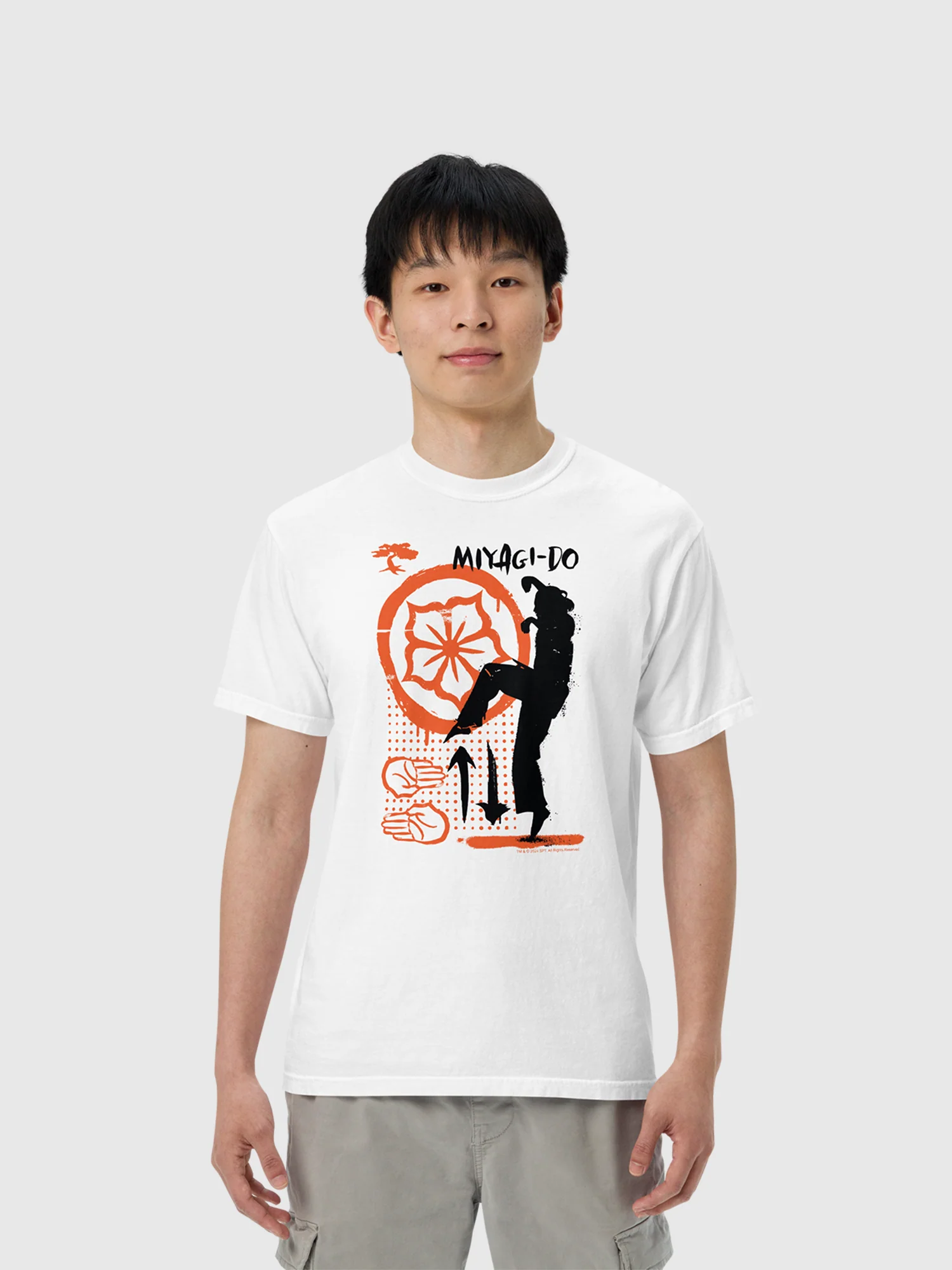 Cobra Kai Miyagi-Do Crane Comfort Colors T-Shirt - Image 3
