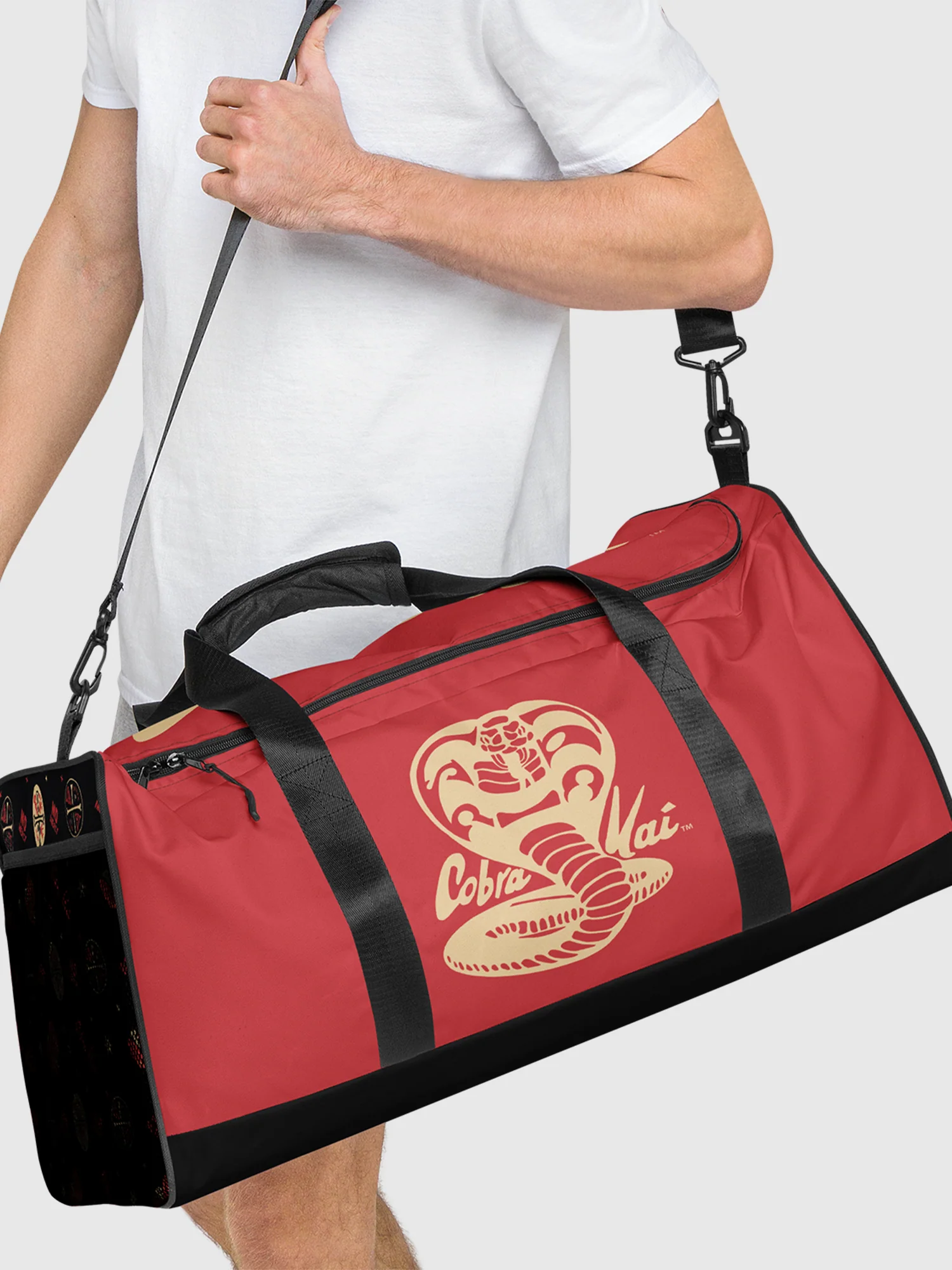 Cobra Kai Never Dies Duffle Bag - Image 4
