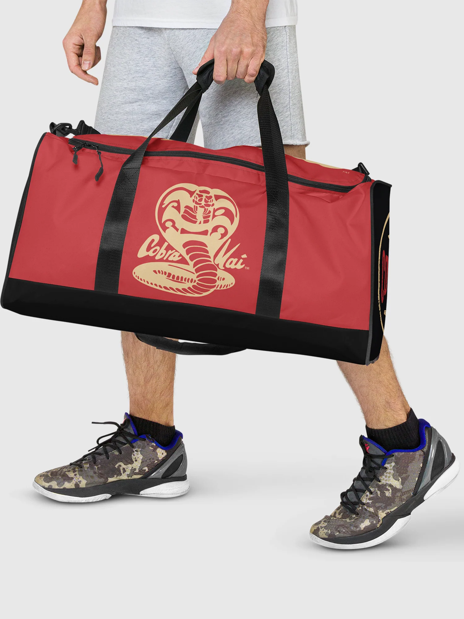 Cobra Kai Never Dies Duffle Bag - Image 8