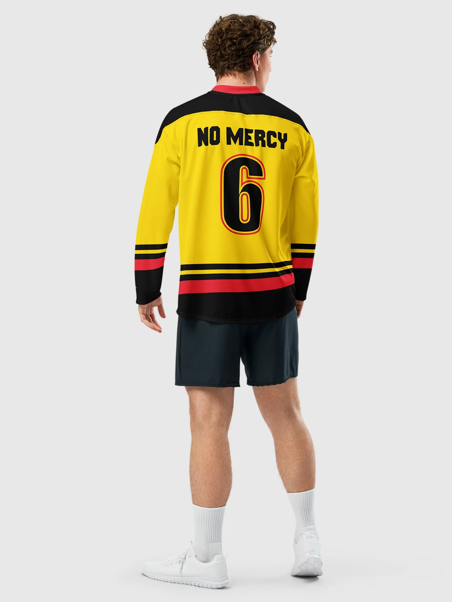 Cobra Kai No Mercy Hockey Jersey - Image 3