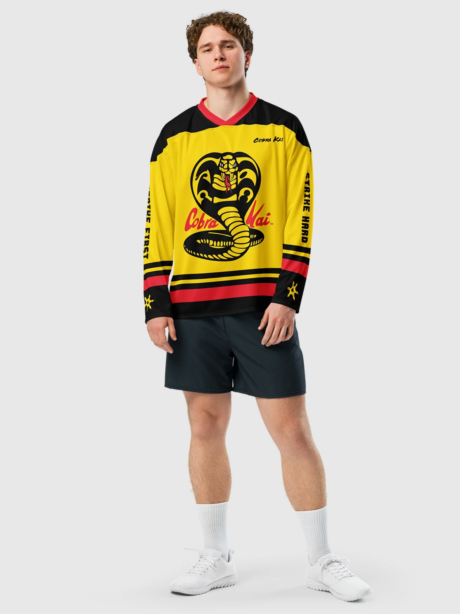 Cobra Kai No Mercy Hockey Jersey - Image 4
