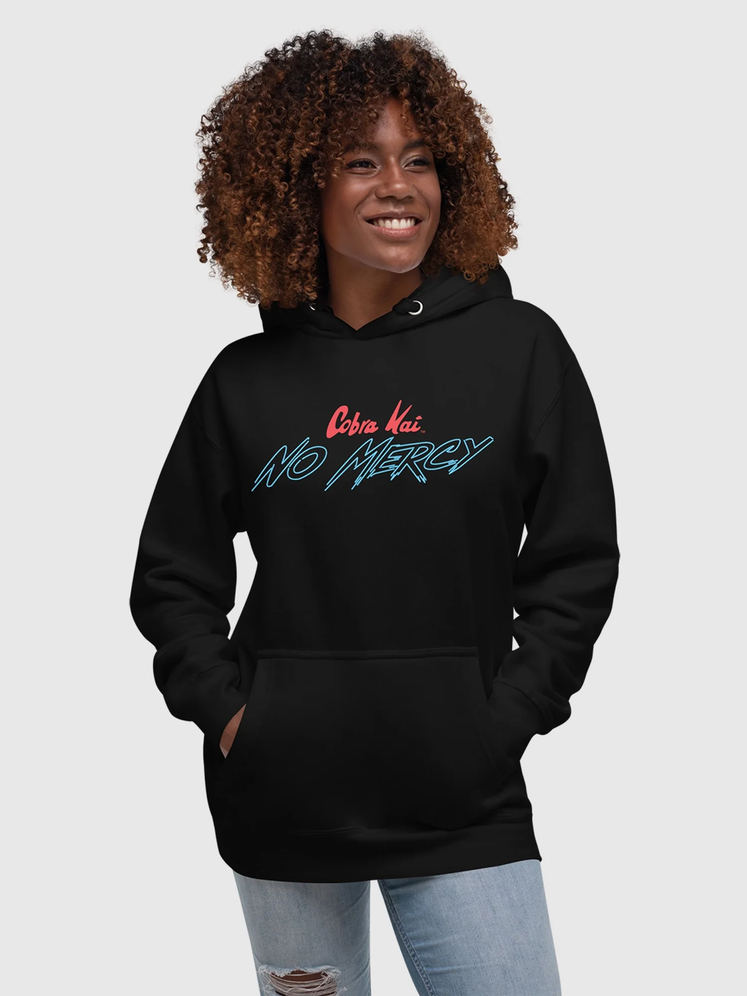 Cobra Kai No Mercy Unisex Hoodie - Image 3