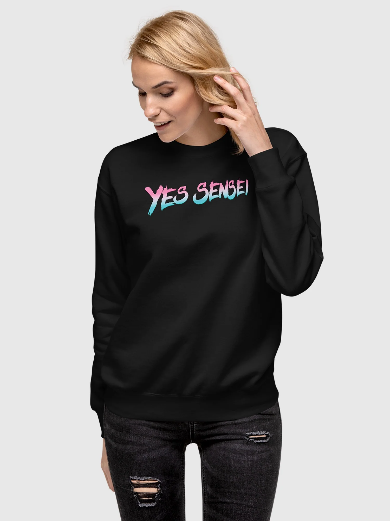 Cobra Kai Yes Sensei Crewneck Sweatshirt - Image 3