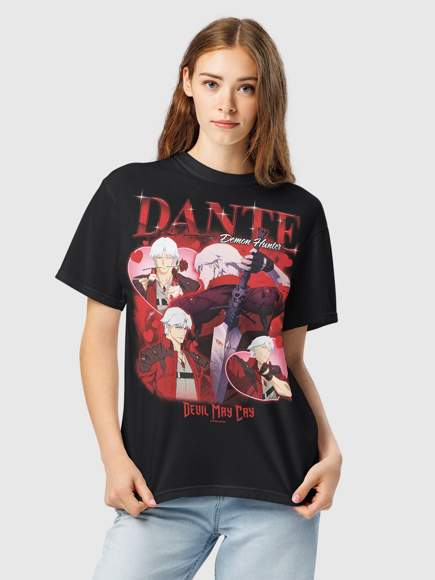 Devil May Cry Dante Heartthrob Comfort Colors T-Shirt - Image 3