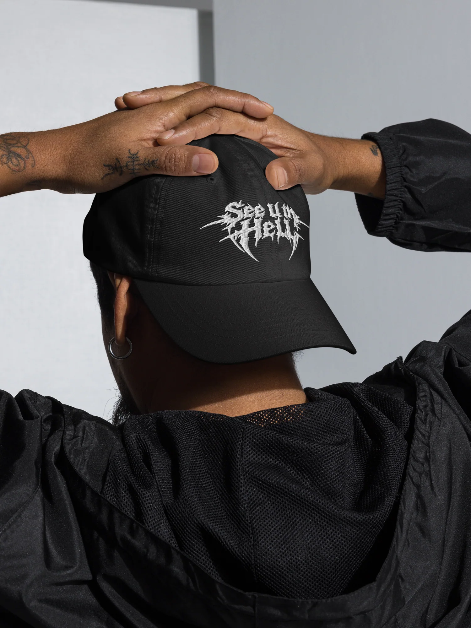 Devil May Cry x Papa Roach ft. Hanumankind Embroidered Hat - Image 3