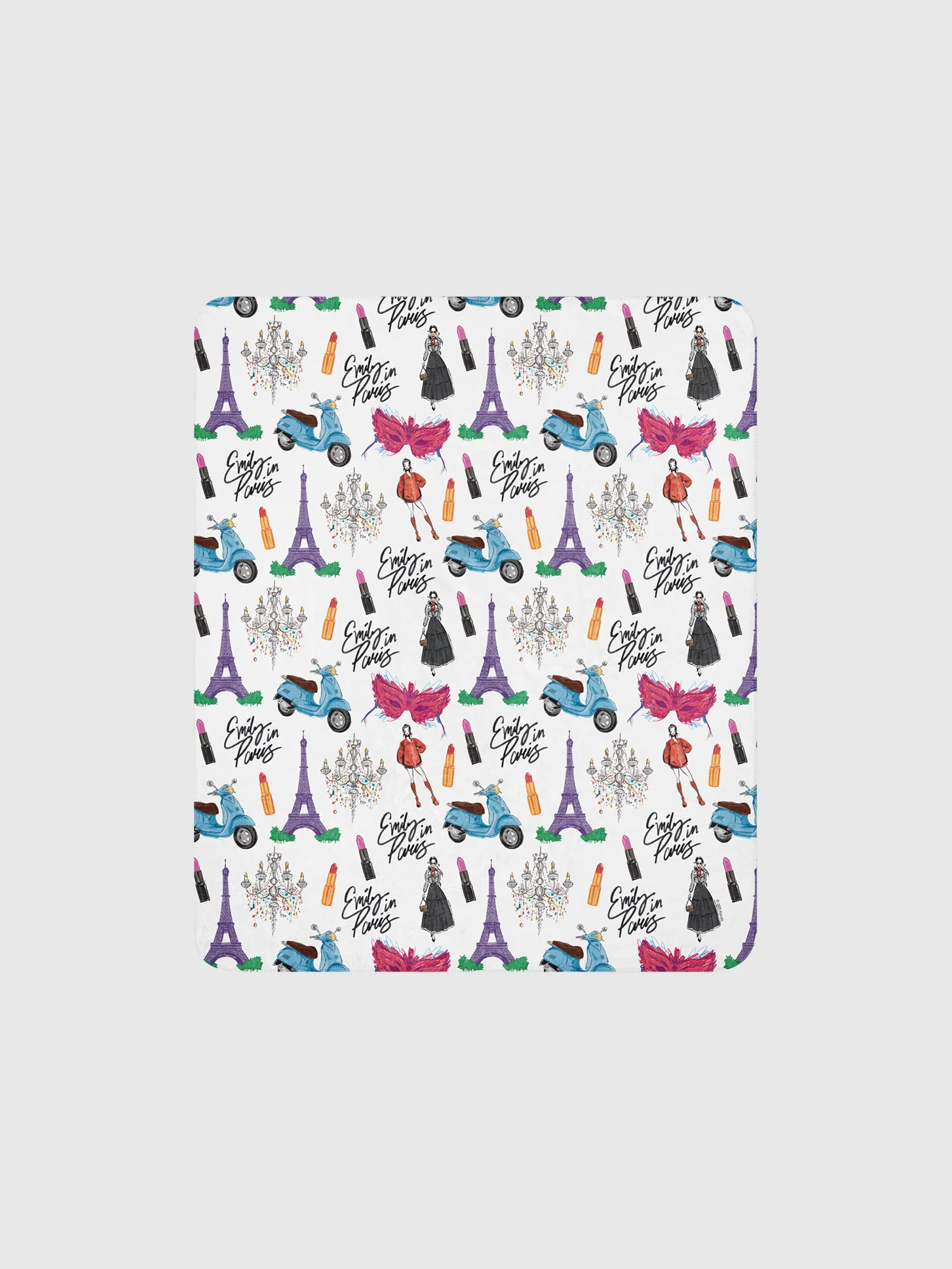 Emily in Paris Sherpa Blanket Drawings - Image 4