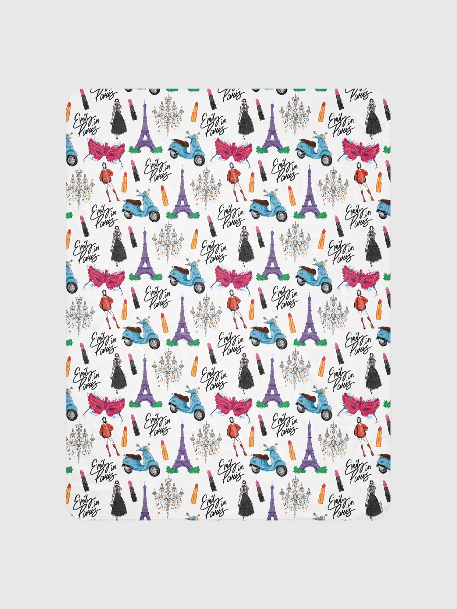 Emily in Paris Sherpa Blanket Drawings - Image 6