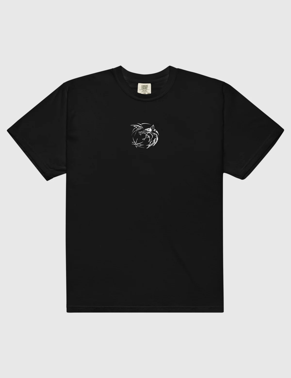 The Witcher Family Men’s Garment-dyed Heavyweight T-shirt [Black] - Image 6