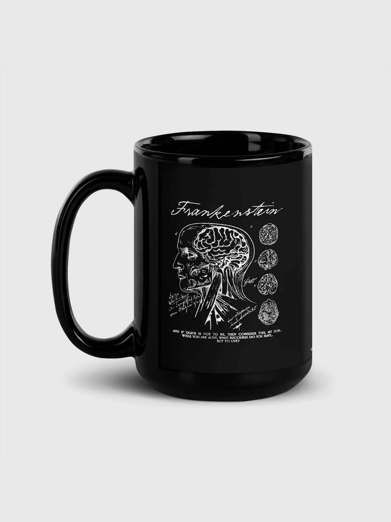 Frankenstein Mug Anatomy Drawing - Image 5