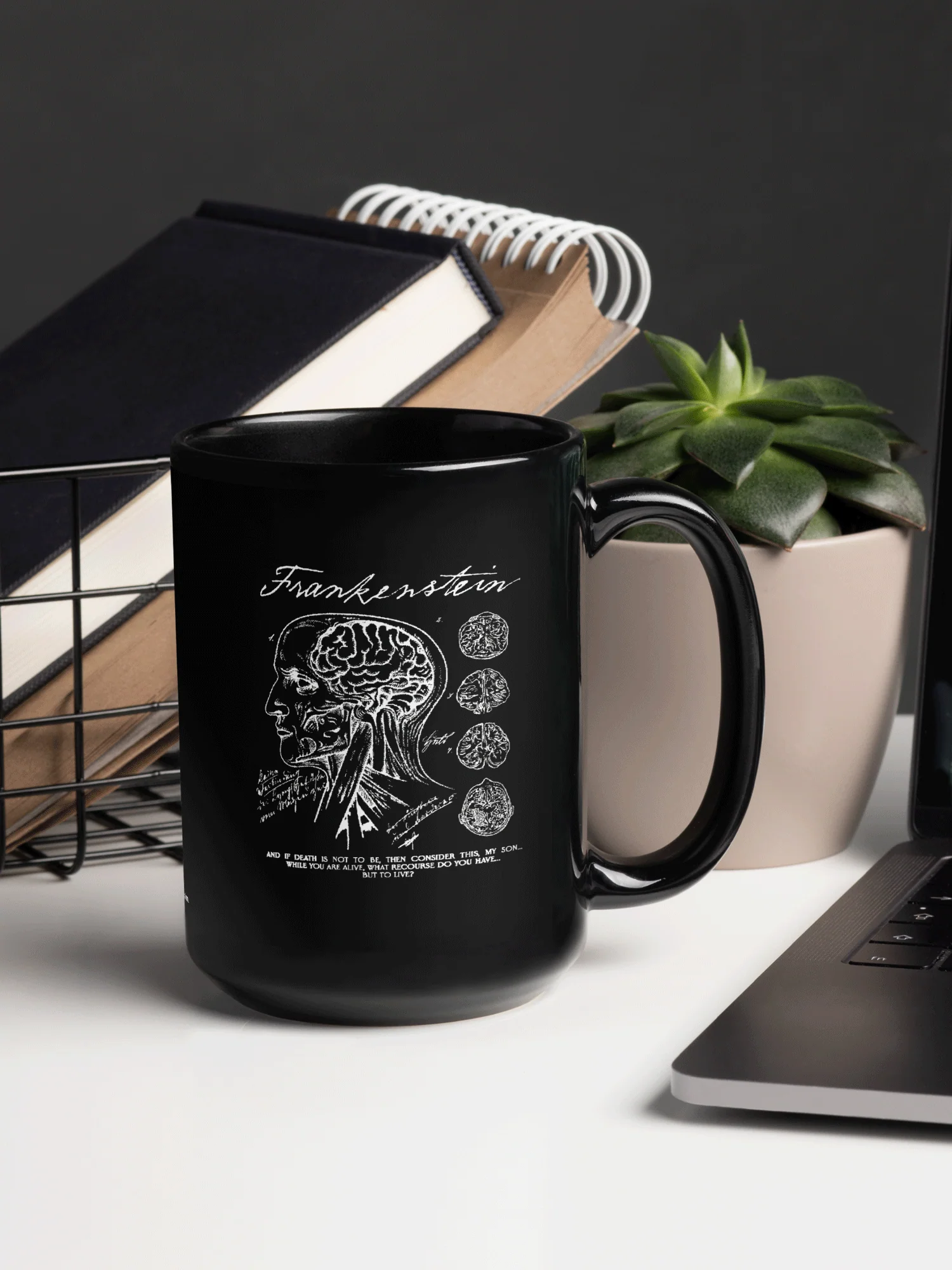 Frankenstein Mug Anatomy Drawing - Image 6