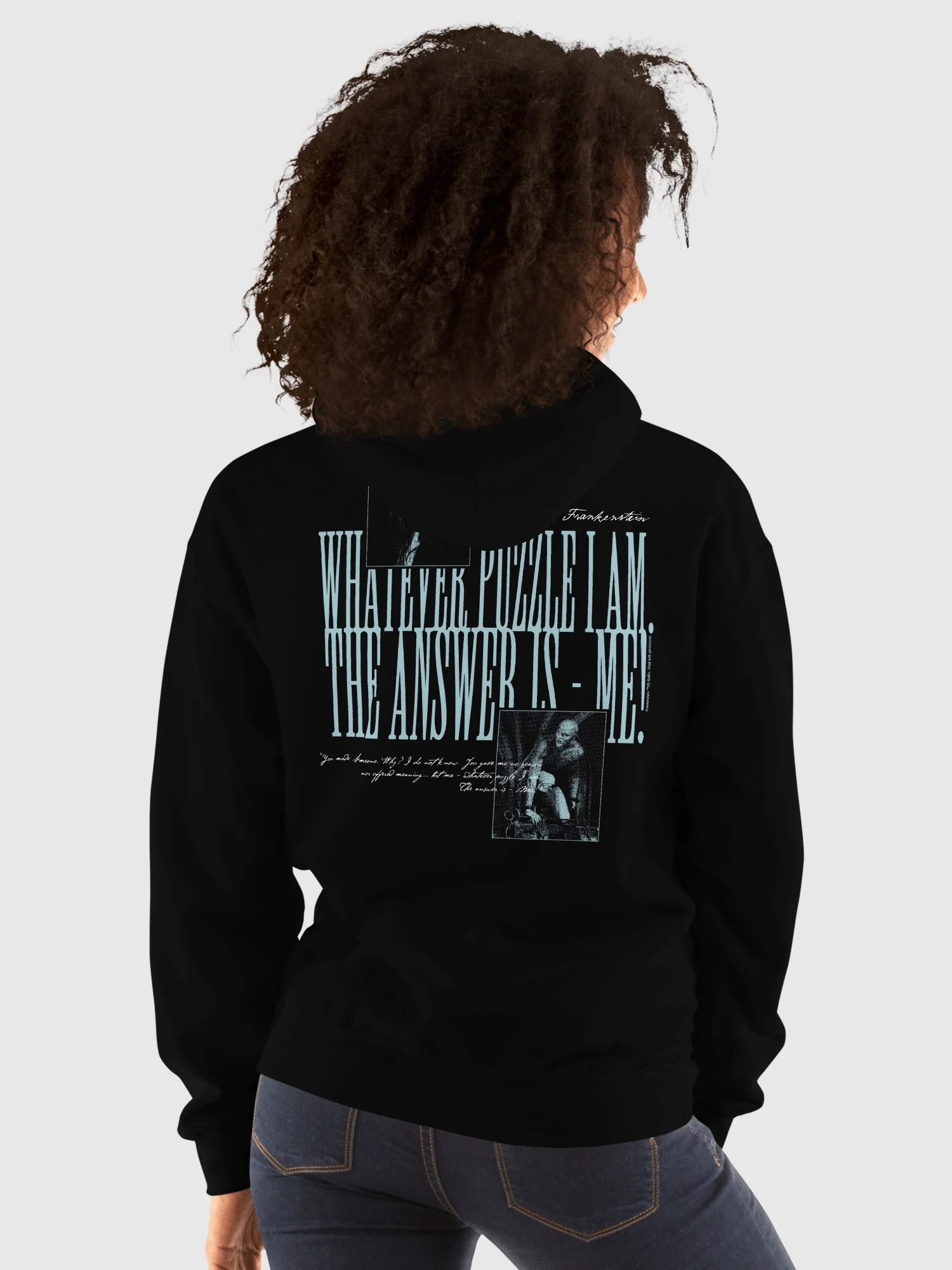 Frankenstein Hoodie Whatever Puzzle I Am - Image 3