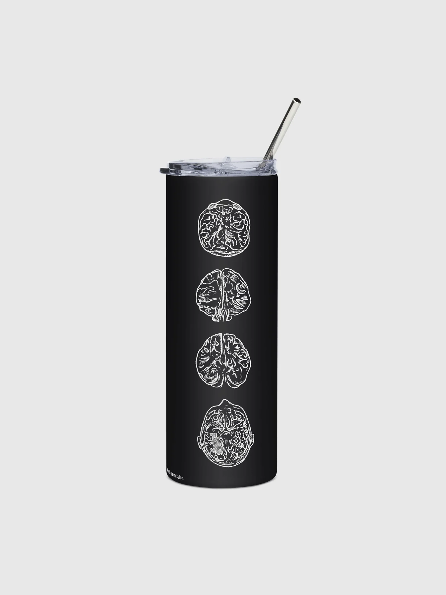 Frankenstein Stainless Steel Tumbler Anatomy Drawing - Image 2
