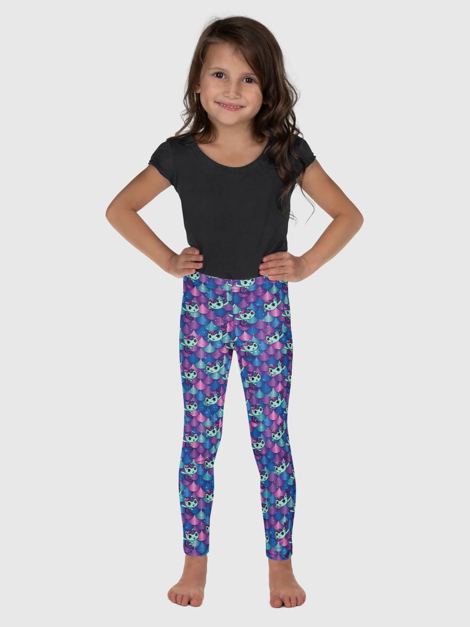 Gabby's Dollhouse The Movie MerCat Kids Leggings - Image 2