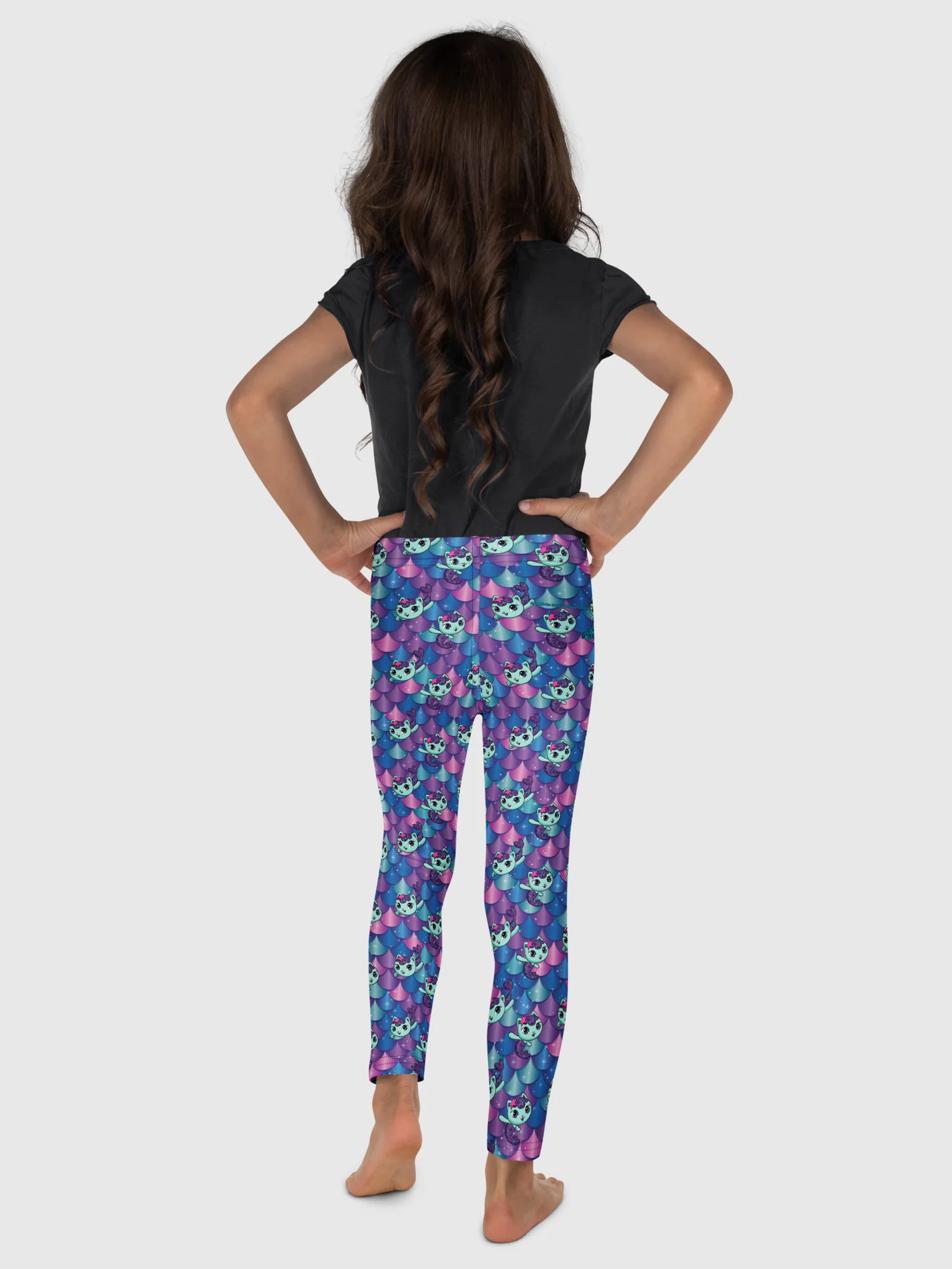 Gabby's Dollhouse The Movie MerCat Kids Leggings - Image 3