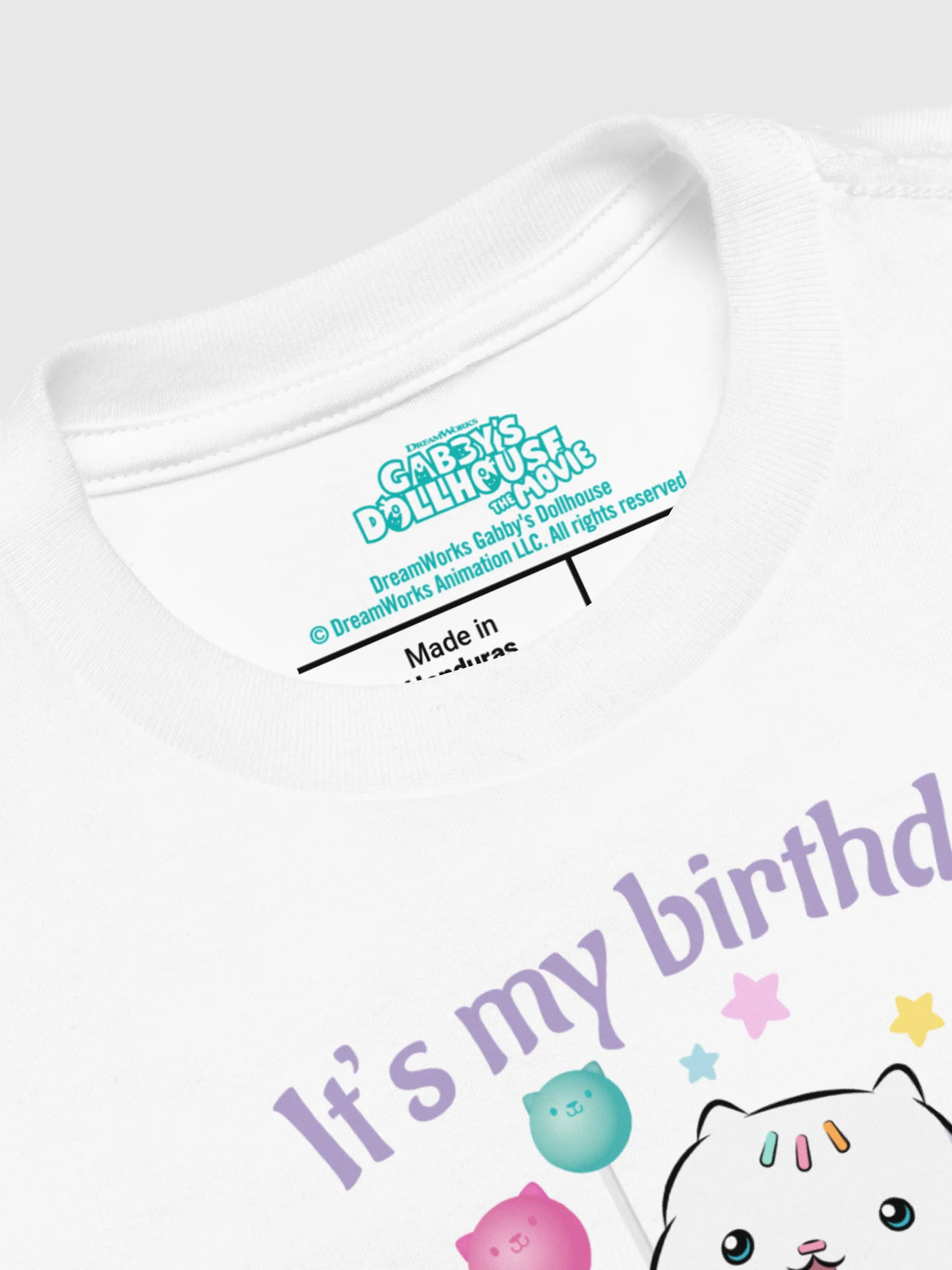 Gabby's Dollhouse The Movie Personalized Birthday Toddler T-Shirt - Image 4
