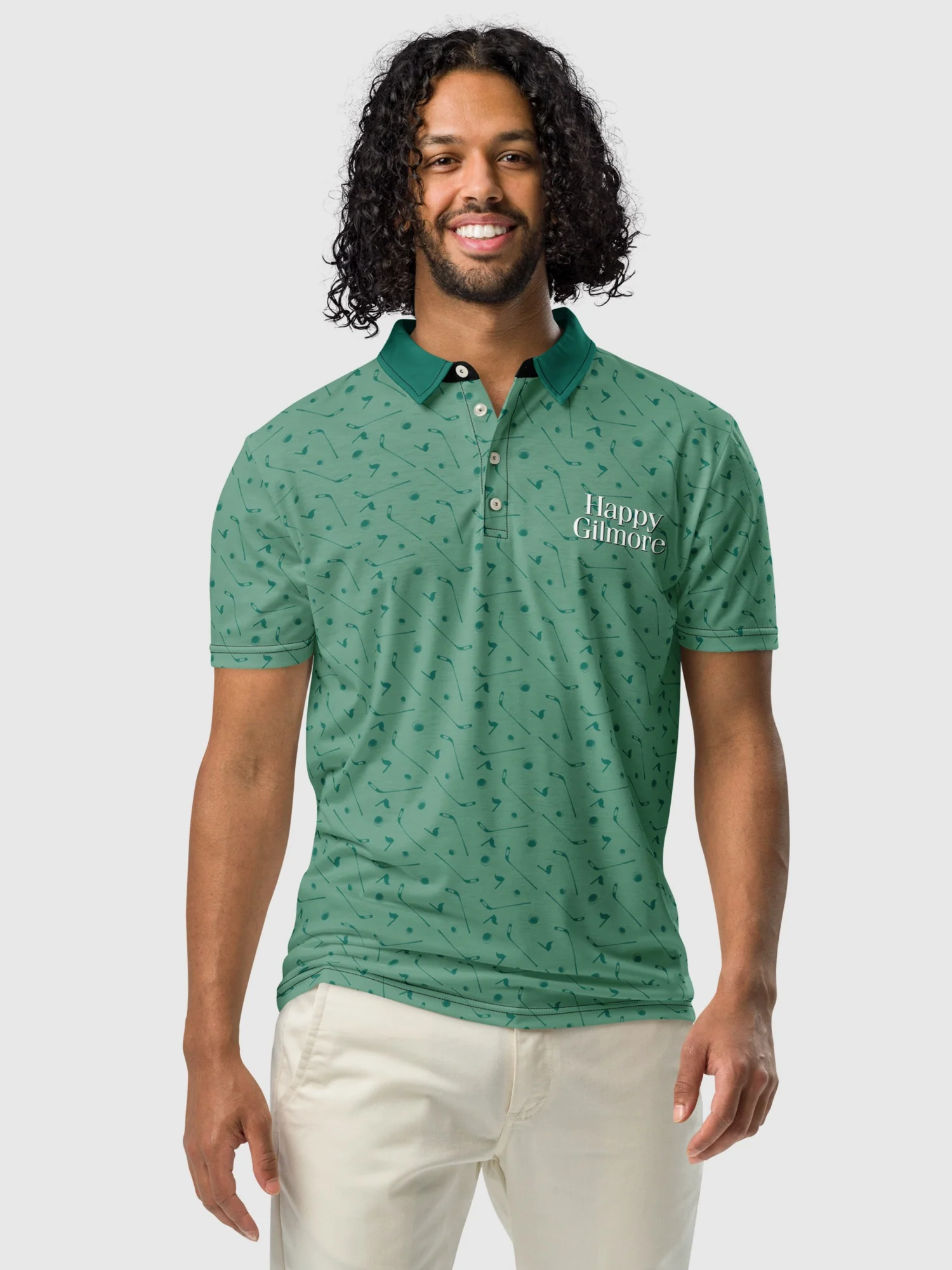 Happy Gilmore Gilmore Golf Academy Polo Shirt - Image 3