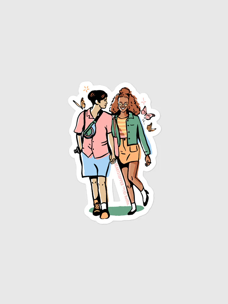 Heartstopper Elle & Tao Sticker - Image 3