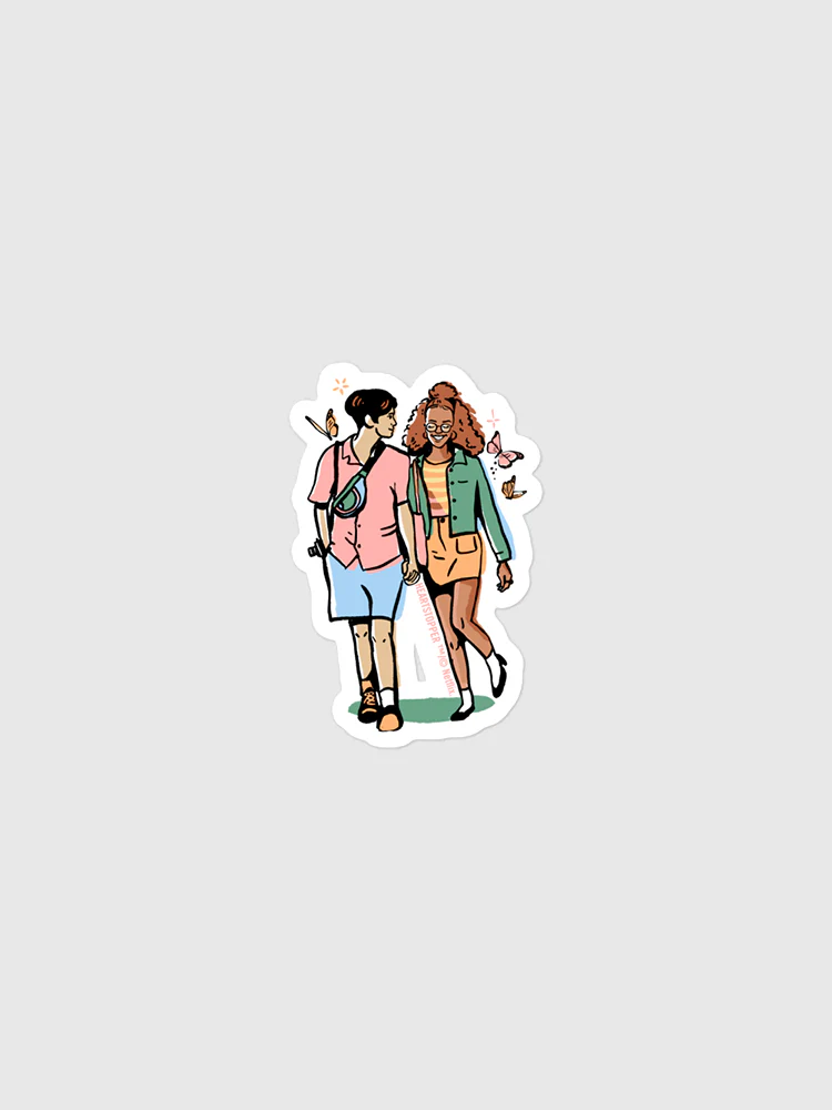 Heartstopper Elle & Tao Sticker - Image 4