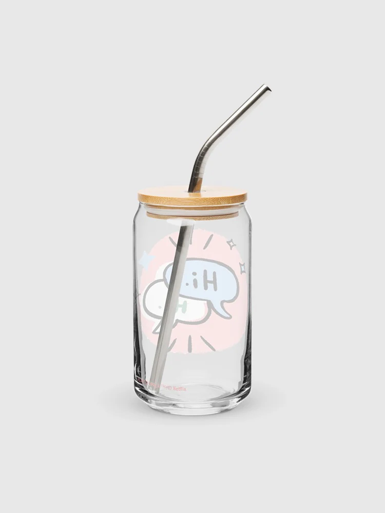 Heartstopper Hi. 16 oz. Can Shaped Glass - Image 2