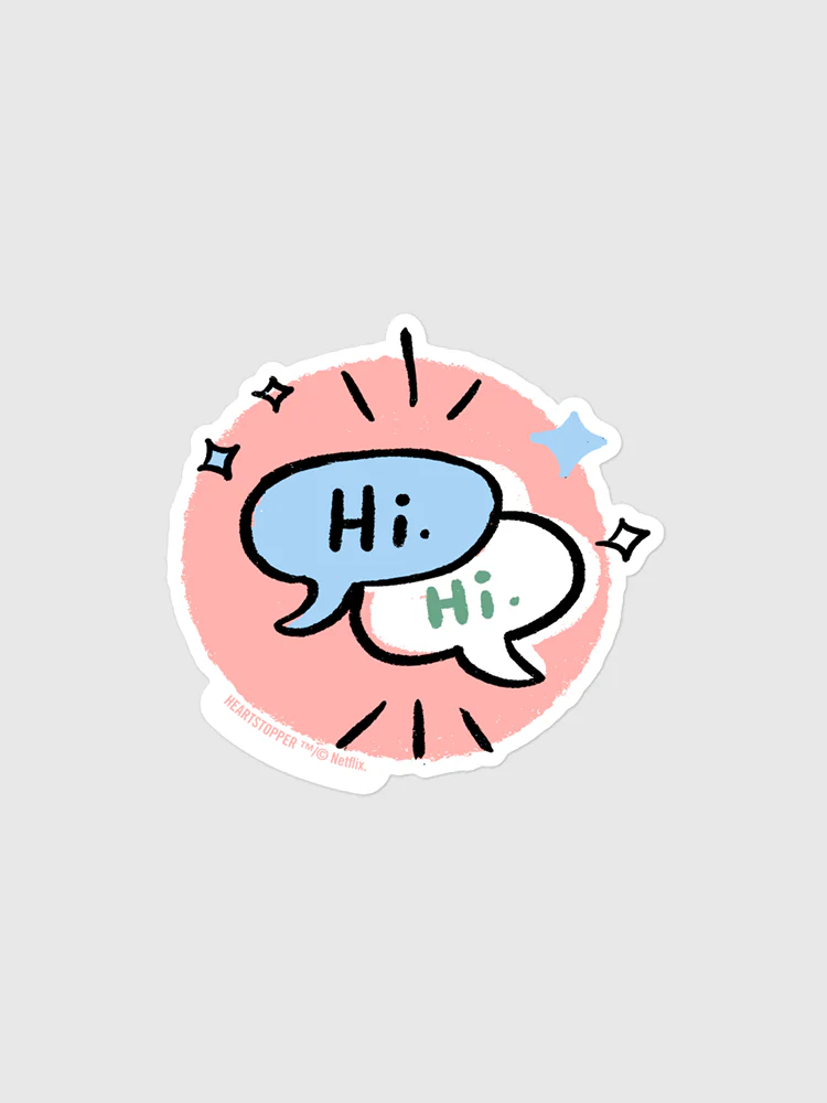 Heartstopper Hi. Sticker - Image 3