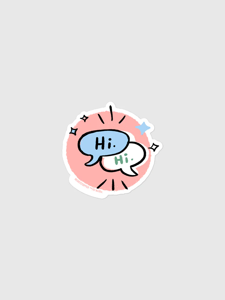 Heartstopper Hi. Sticker - Image 4