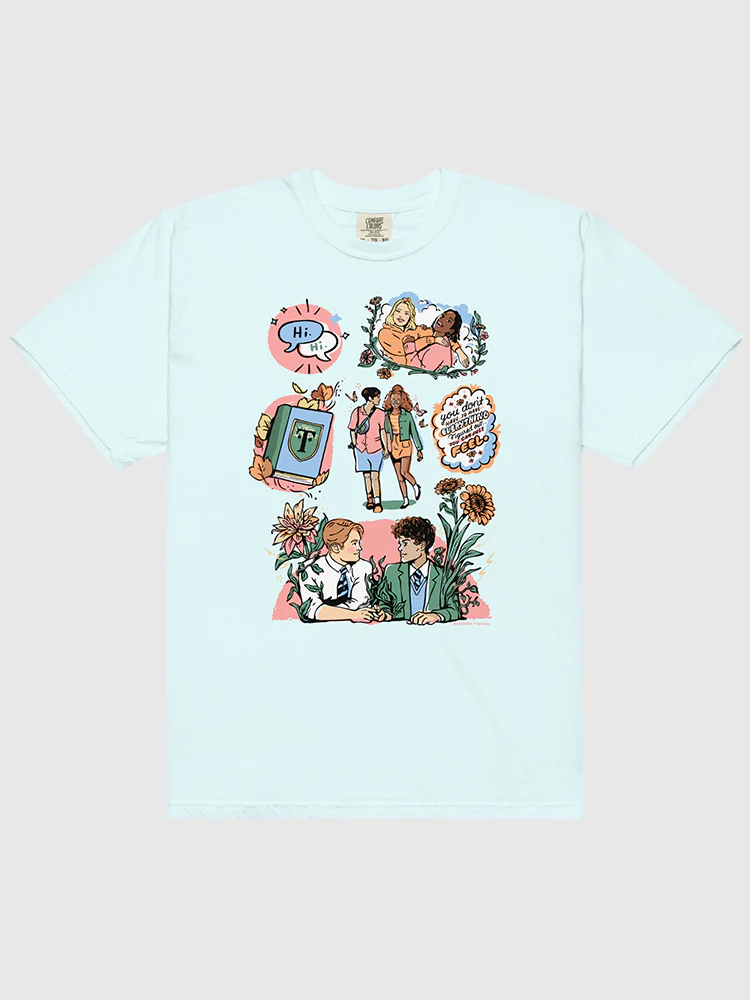 Heartstopper Love Story Comfort Colors T-Shirt - Image 3