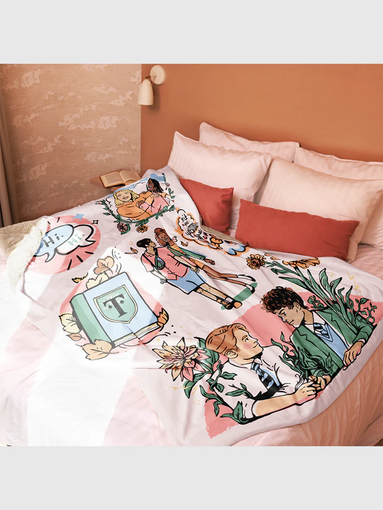 Heartstopper Love Story Sherpa Blanket - Image 4