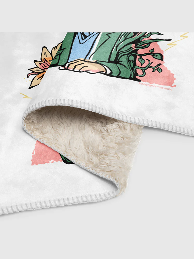 Heartstopper Love Story Sherpa Blanket - Image 5