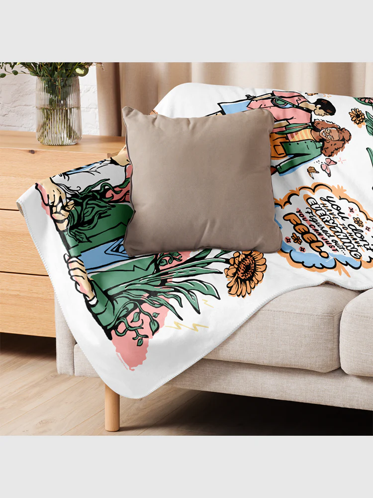 Heartstopper Love Story Sherpa Blanket - Image 6
