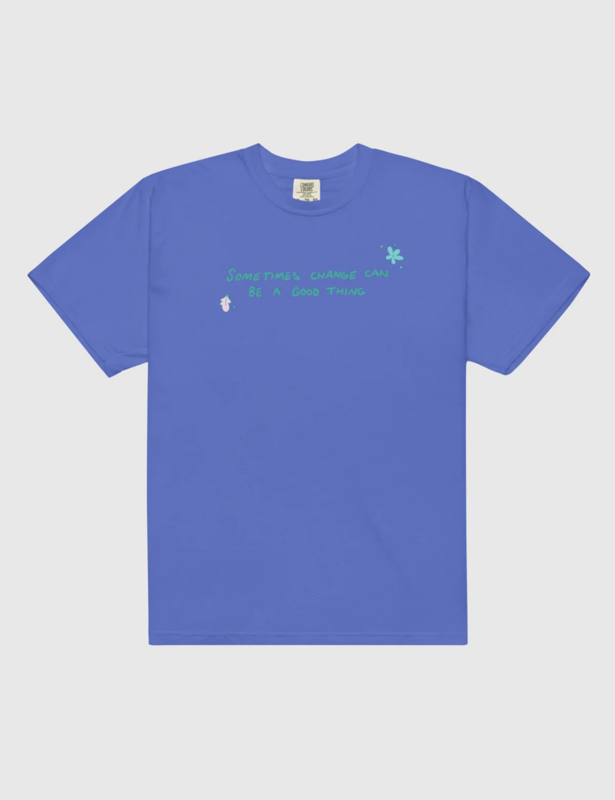 Heartstopper Unisex Change T-Shirt [Flo Blue] - Image 2