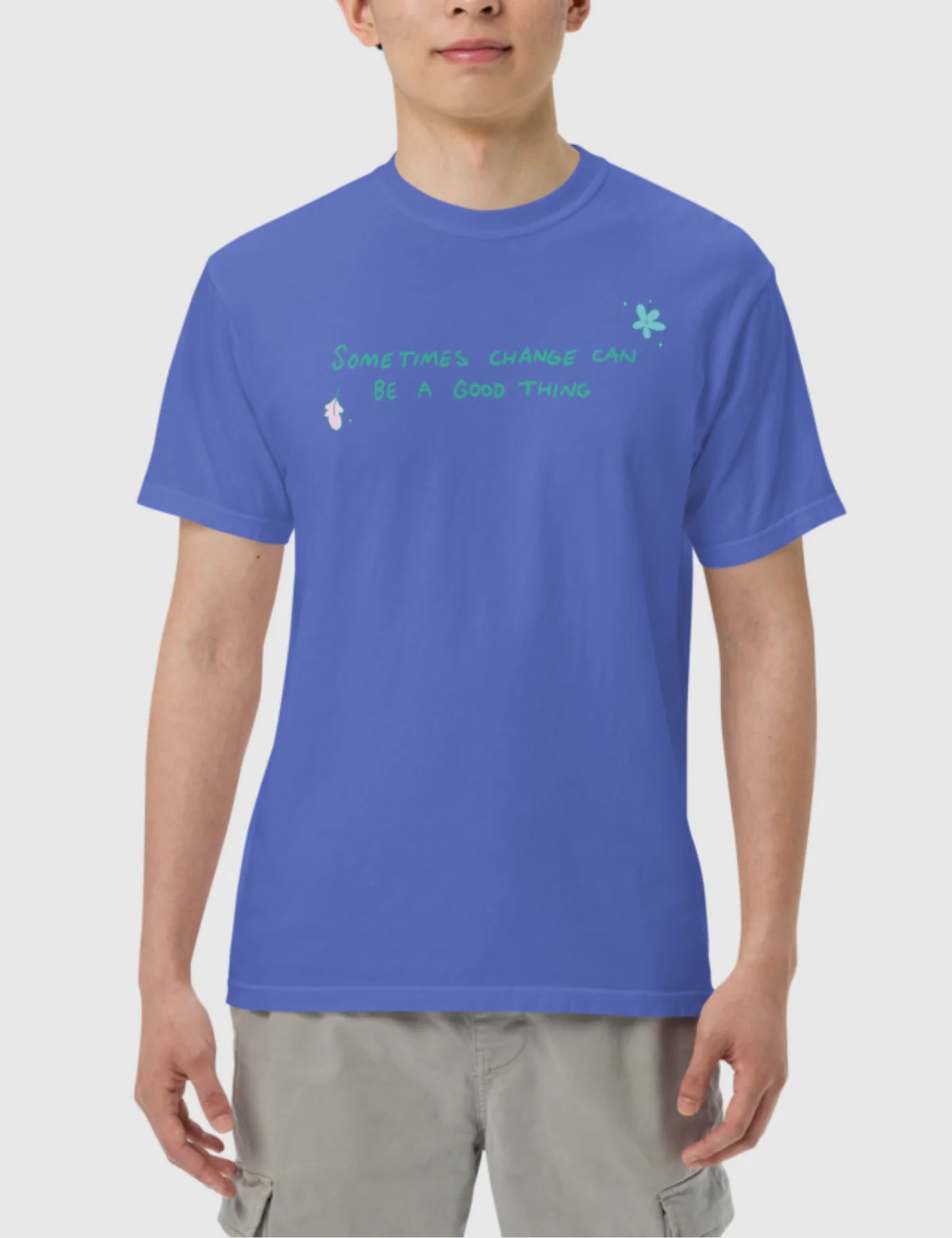Heartstopper Unisex Change T-Shirt [Flo Blue] - Image 4