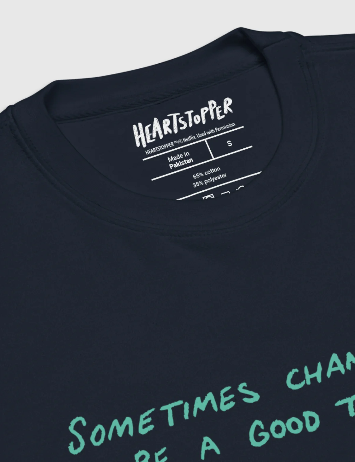 Heartstopper Unisex Premium Sweatshirt [Navy Blazer] - Image 6