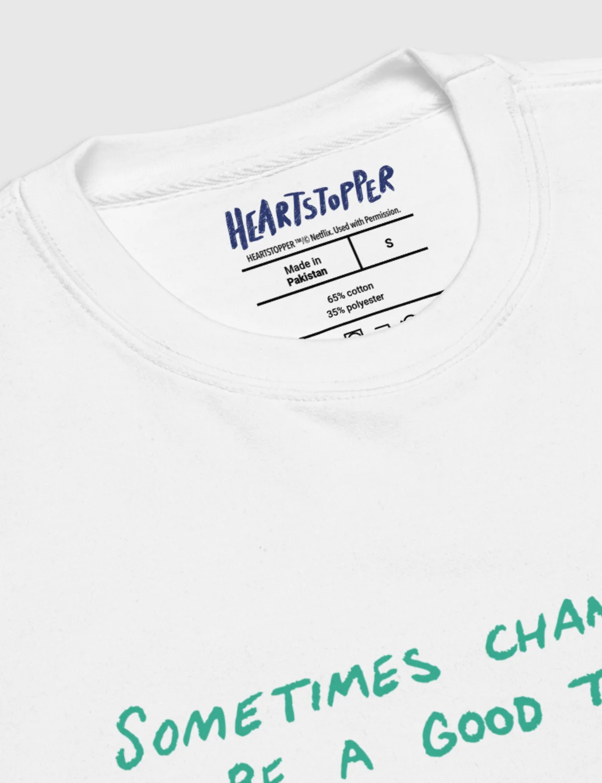 Heartstopper Unisex Premium Sweatshirt [White] - Image 6