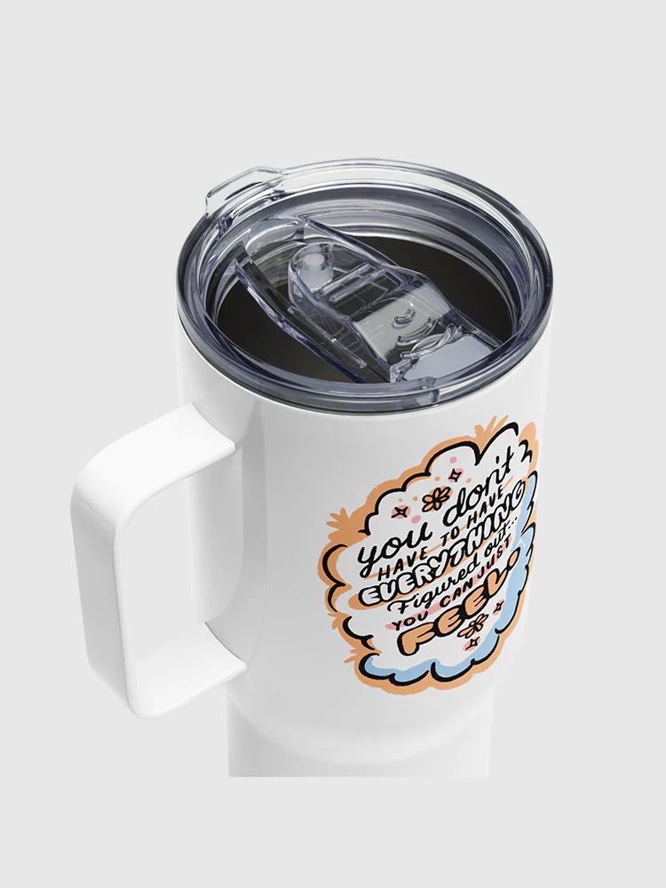 Heartstopper You Can Just Feel 25 oz. Travel Mug - Image 3