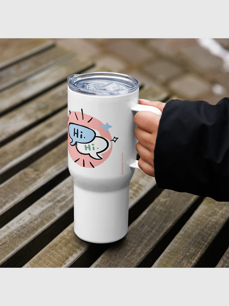 Heartstopper You Can Just Feel 25 oz. Travel Mug - Image 4