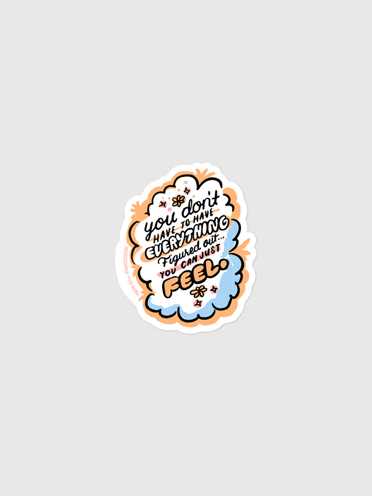 Heartstopper You Can Just Feel Sticker - Image 4