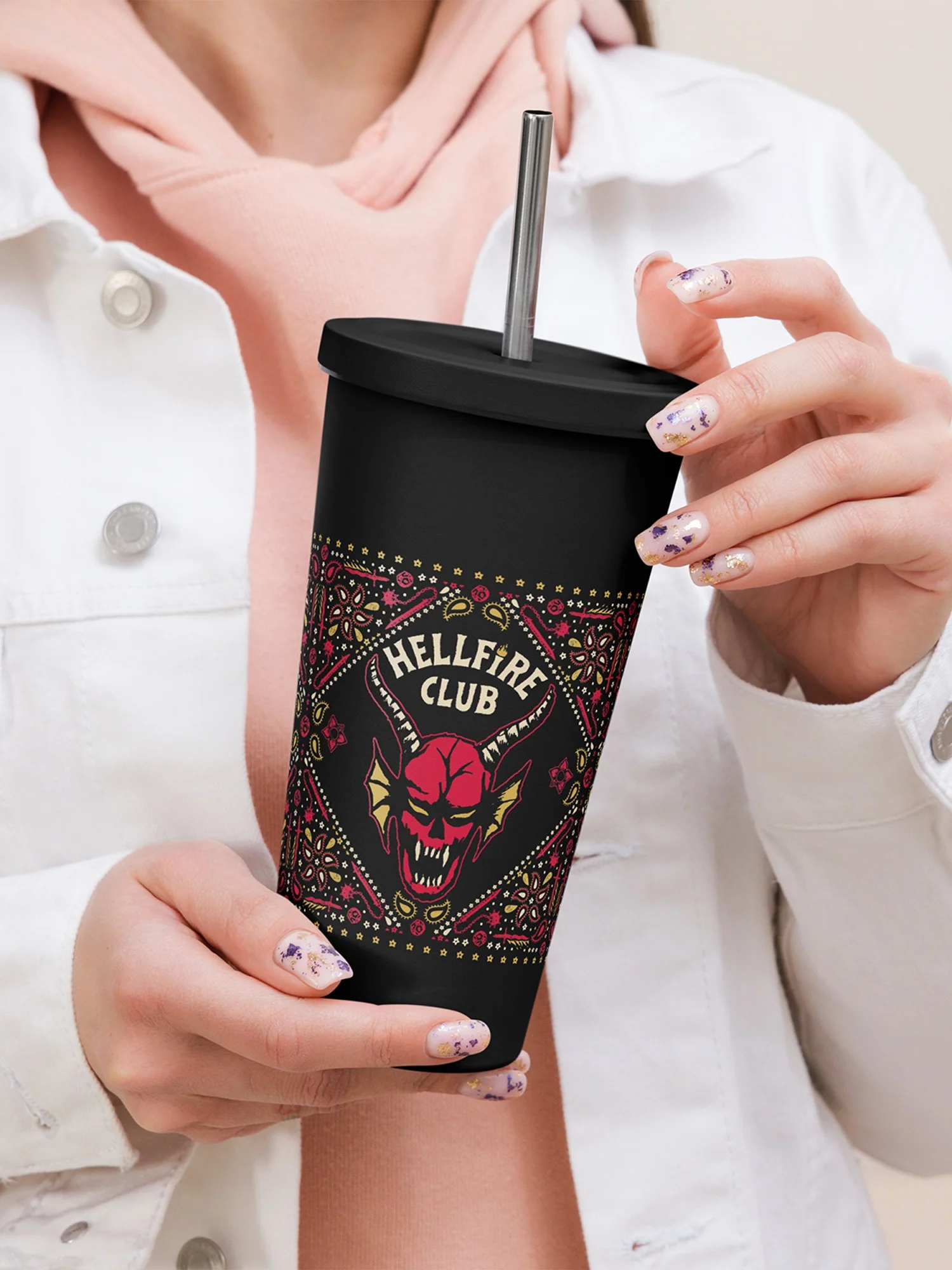 Hellfire Club Logo Insulated Tumbler - Image 4