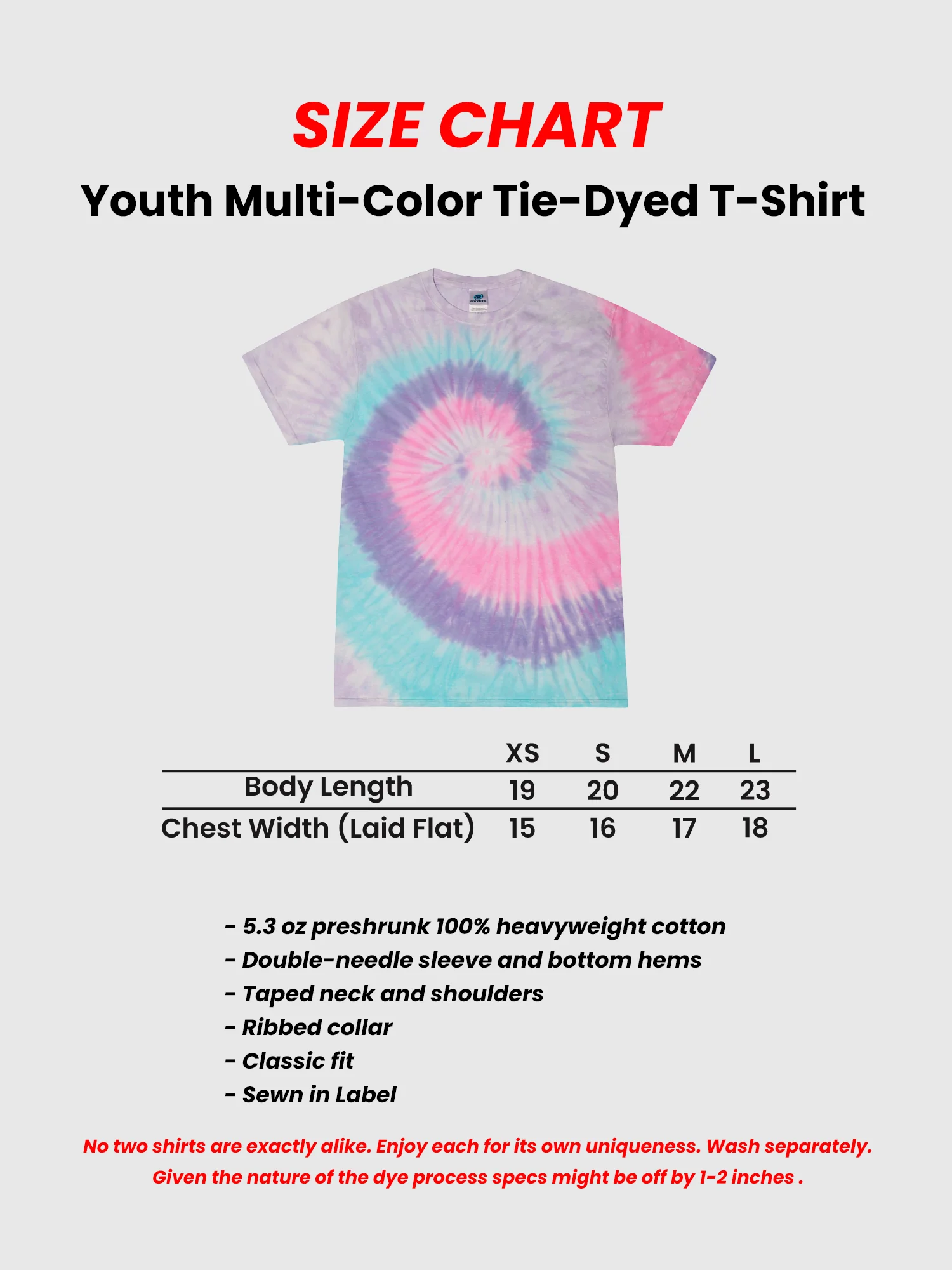 In Your Dreams Kids T-Shirt Stevie's Tie-Dye As Seen On - Image 7