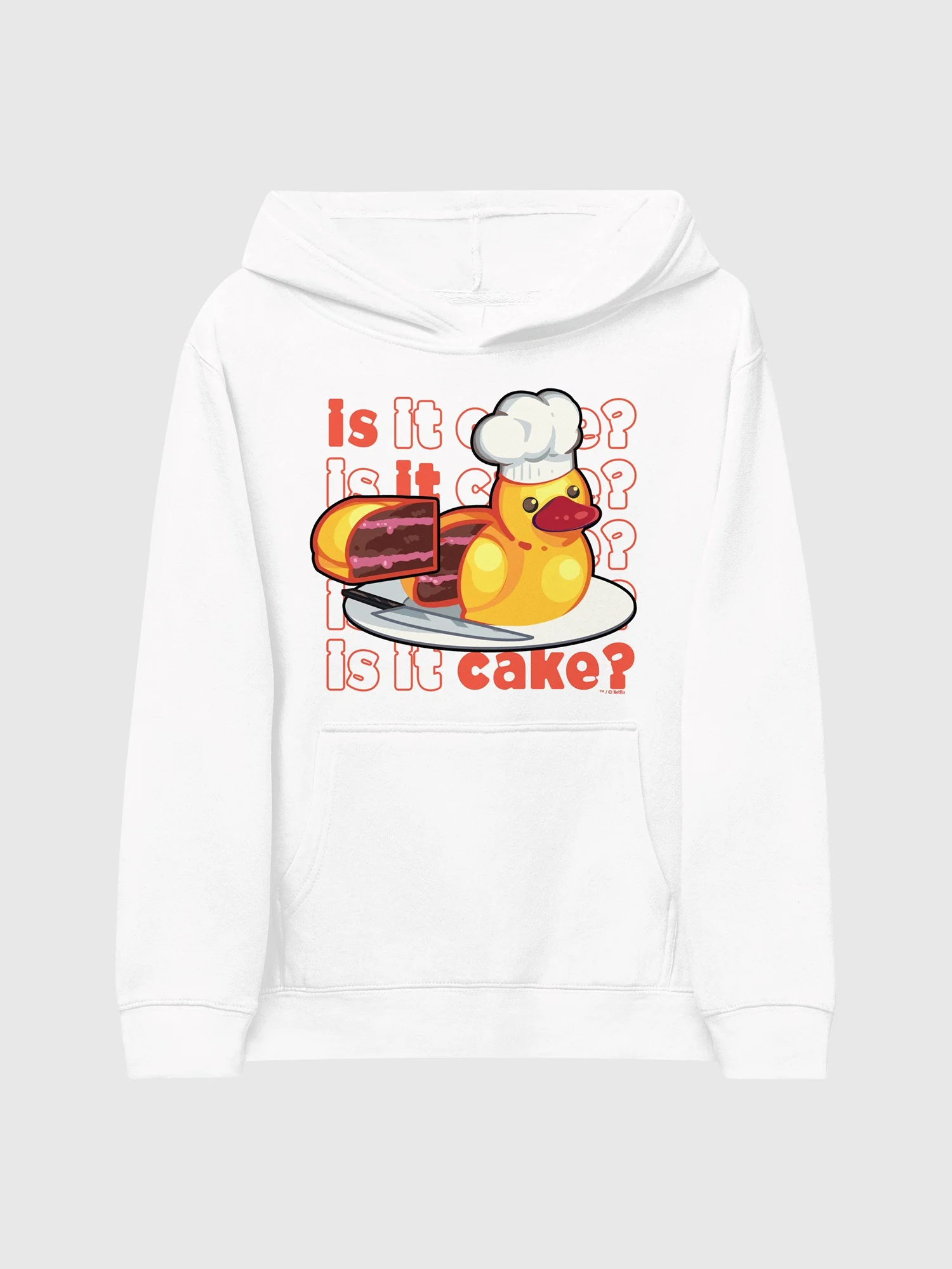 Is It Cake? Kids Hoodie Rubber Ducky - Image 2